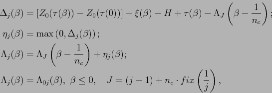 \begin{equation*}\begin{aligned}\Delta_j(\beta) &=\nobreak\discretionary{}{\hbox...
...}}}{}(j-1)+n_c \cdot fix \left(\dfrac{1}{j}\right), \end{aligned}\end{equation*}